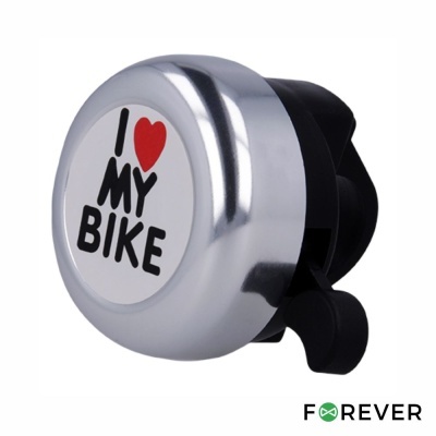 Campainha P Bicicleta Ø5.5cm Prateada FOREVER