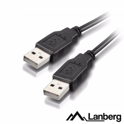Cabo USB-A 2.0 Macho  USB-A Macho 1.8m LANBERG