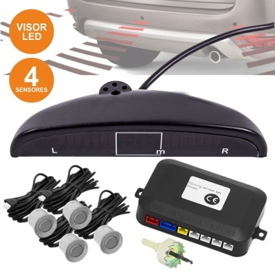 KIT DE ESTACIONAMENTO C 4 SENSORES E VISOR