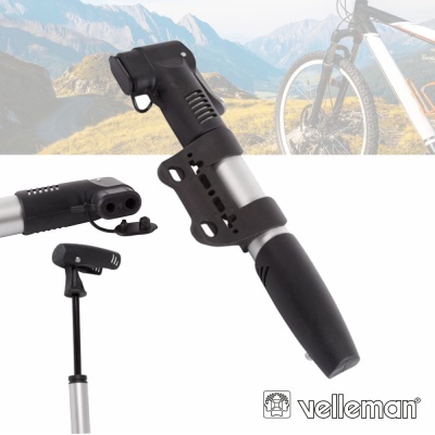 BOMBA MANUAL DE MÃO P BICICLETA 8 BAR VELLEMAN