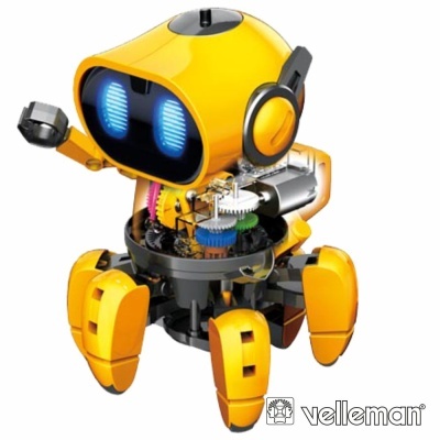 KIT ROBOT C 6 PERNAS TOBBIE 107 PEÇAS VELLEMAN
