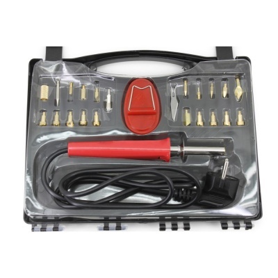 Pirografo Gravador Ferro Soldar 26 Peças