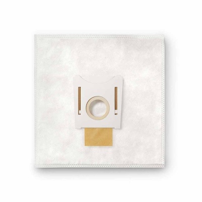 Saco filtro para aspirador de pó branco com bocal central