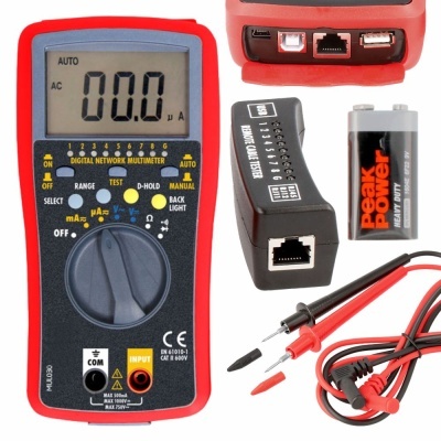 MULTÍMETRO DIGITAL C TESTADOR REDESLINHAS