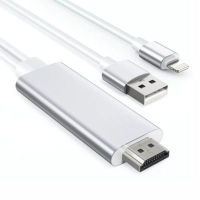Cabo HDMI Macho P Lightning Macho