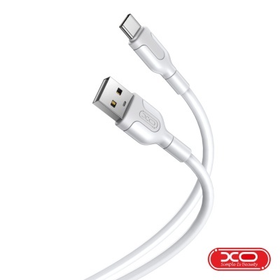 Cabo USB-A 2.0 Macho  USB-C 2.1A 1m Branco XO