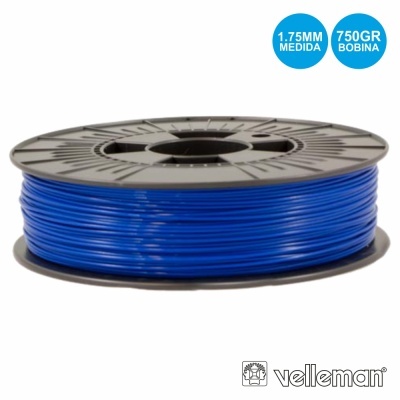 ROLO DE FILAMENTO P IMPRESSÃO 3D 1.75MM 750G AZUL CLARO