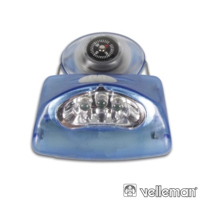 LANTERNA DE CABEÇA 3 LEDS VELLEMAN