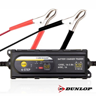 Carregador de Baterias Chumbo Universal 3.8A DUNLOP