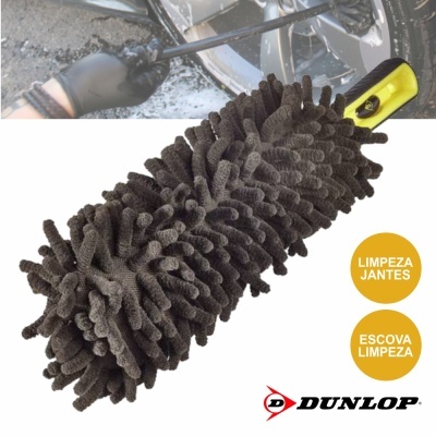 ESCOVA DE LIMPEZA AUTOMÓVEL MICROFIBRAS DUNLOP
