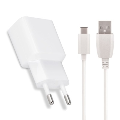 Alimentador Comutado USB 2.1A + Cabo USB-C