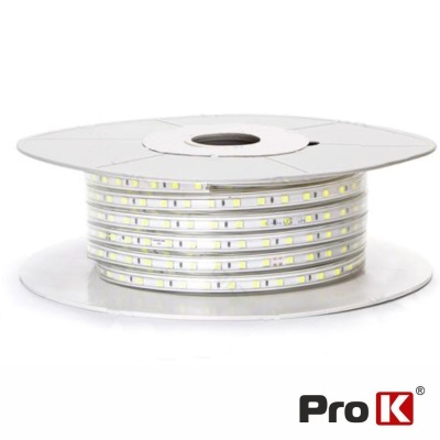 FITA 3000 LEDS 5050 IMPERMEÁVEL AZUL 220V 50m PROK