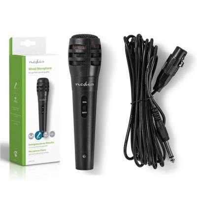 Microfone Dinâmico C Cabo 80hz-12khz 5m NEDIS