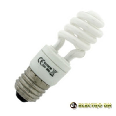 LÂMPADA E27 9W=45W 230V ECO ESPIRAL 6400K EDH