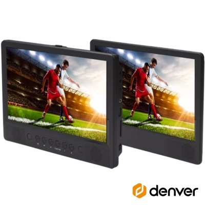 Leitor DVD Portátil 10.1" C 2 LCD DENVER