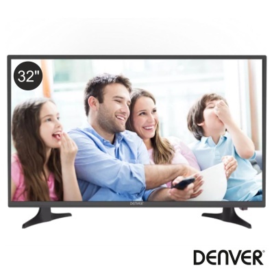 TV LED 32" HD 2 HDMI USB Dvb-T2S2C DENVER