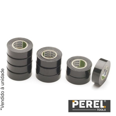 Fita Isoladora  Preta - 19 mm X 10 M PEREL