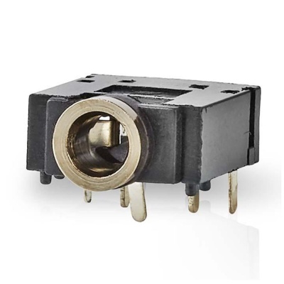 Ficha Jack 3.5mm Fêmea St P Painel