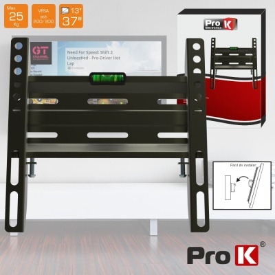 SUPORTE LCDLED 1337" VESA 200200 25KG PROK