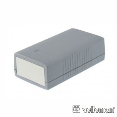 CAIXA ABS CINZA ESCURO 90x50x32MM