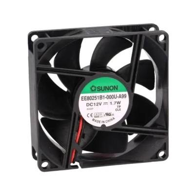 Ventoinha de computador preta SUNON modelo EE80251B1-000U-A99