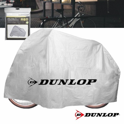 Capa cinzenta para bicicleta com logótipo Dunlop