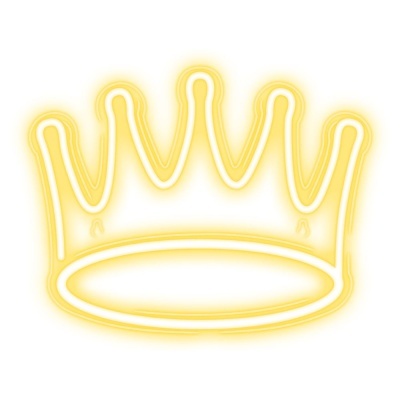 Luz LED Neon Em Forma de Coroa