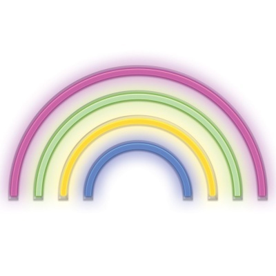 Luz LED Neon Em Forma de Arco-íris