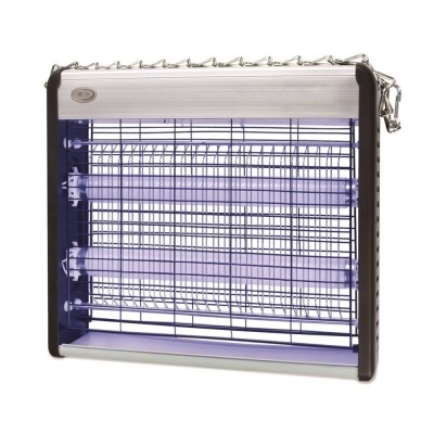 Insetoeliminador elétrico metálico com lâmpadas ultravioletas