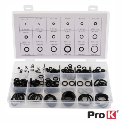 Kit de 225 O-Rings de Borracha PROK