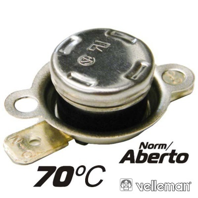 PROTECTOR DE CIRCUITO TÉRMICO NORMABERTO 70ºC VELLEMAN