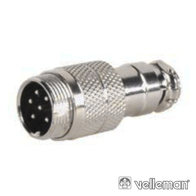 FICHA 6P MACHO P SOLDAR VELLEMAN