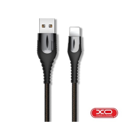 Cabo USB-A 2.0 Macho  Lightning 2.4A 1m Preto XO