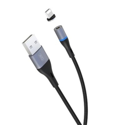 Cabo USB-A 2.0 Macho  Lightning Magnético 2A 1M Preto XO