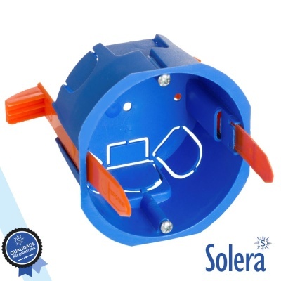 CAIXA DE PASSAGEM FLANGES FIXAÇÃO C 6 ENTRADAS SOLERA