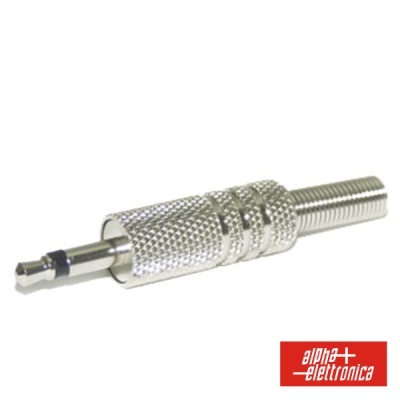 FICHA JACK 3.5MM MACHO C PROTEÇÃO MOLA MN