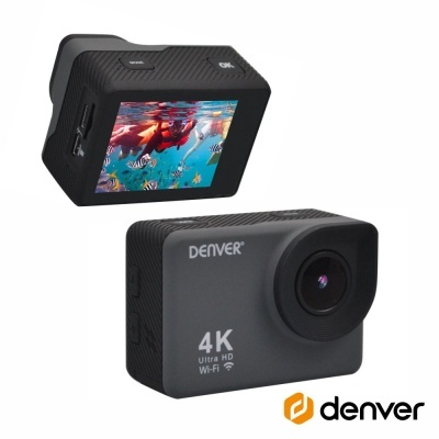 Câmara De Ação Ultra HD 4K 5MP Preto DENVER