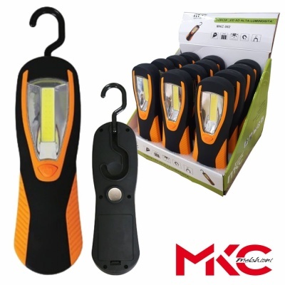 EXPOSITOR 12 LANTERNAS LED MAGNÉTICA C GANCHO 150LM MKC