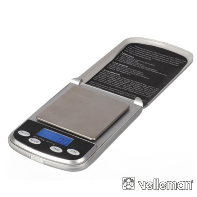 Mini Balança Digital De Precisão - 500 G  0.1 G VELLEMAN