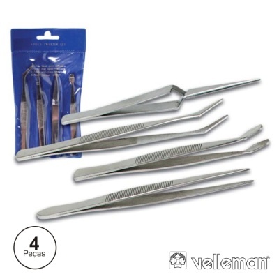 CONJUNTO DE 4 PINÇAS VELLEMAN