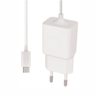 Alimentador Compacto USB-C 2.1A Branco