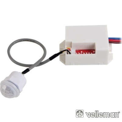 Detector De Movimentos Pir Mini P Encastrar VELLEMAN