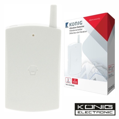 SENSOR POR VIBRAÇÃO DE PORTAS E JANELAS P SAS-ALARM300
