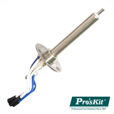 Elemento metálico cilíndrico com fios elétricos e logotipo Pro'sKit