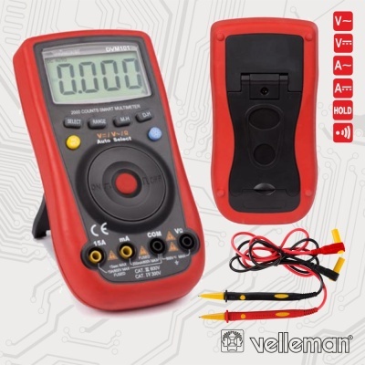 MULTÍMETRO DIGITAL CAT. III 600V  CAT. IV 300V