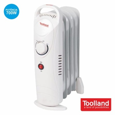 RADIADOR A ÓLEO 700W 7 ELEMENTOS TOOLLAND