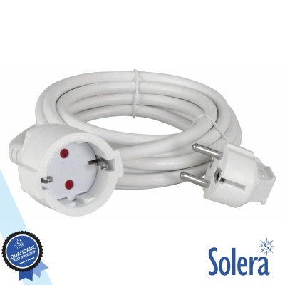 CABO EXTENSÃO TOMADA ELÉTRICA C 1 SAÍDA 4M 3x1.5MM BRANCO