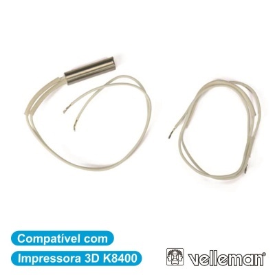 Componentes eletrónicos com fios cinzentos para impressora 3D