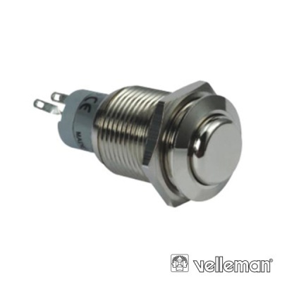 INTERRUPTOR REDONDO ALTO DE METAL DPDT 2NA 2NC