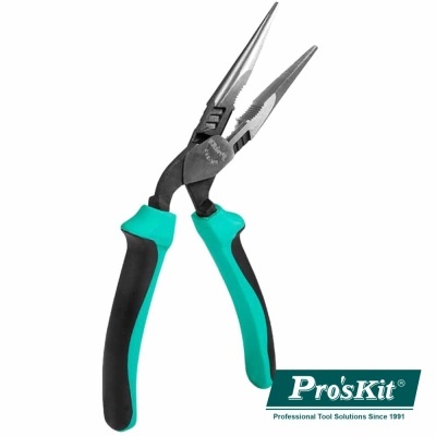 ALICATE DE PONTAS LONGAS CURVO C ÂNGULO 45º 192MM PROSKIT